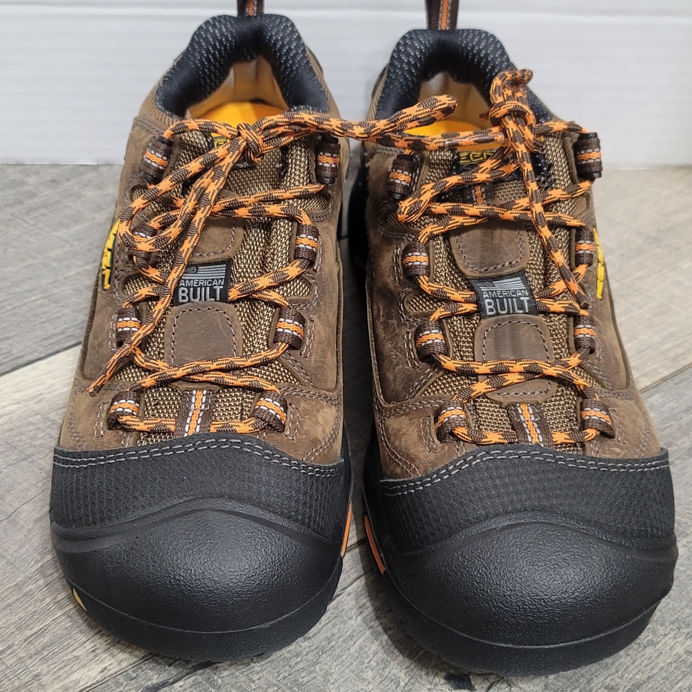NEW KEEN Utility Braddock Low USA Made Mens Brown/Black Hiking Work Shoes Sz 7EE - Picture 4 of 12